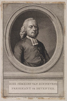 TvB G 1278
<br/>
Portret Dirk Semeins van Binnevest
<br/>
<em>Houbraken, Jacob (1698-1780)</em>